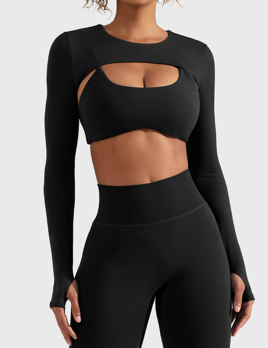 Crissy | Lange Mouw Bolero - Fashion Lab