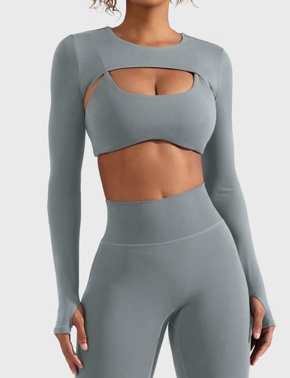 Crissy | Lange Mouw Bolero - Fashion Lab