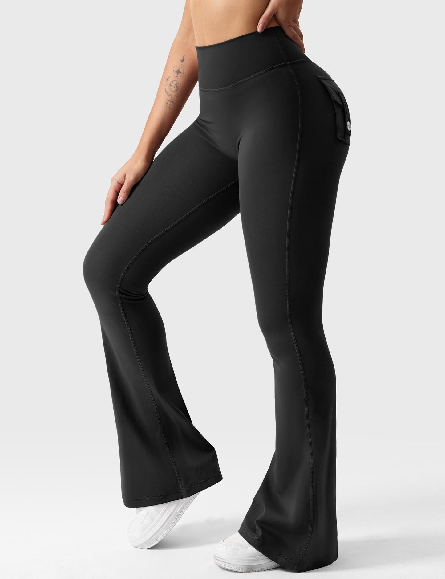 Brittany | Flared Leggings - Fashion Lab