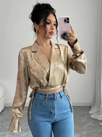 blouse voor dames – Zahra | Elegante Wikkelblouse