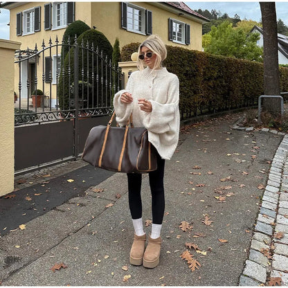 Zara | Oversized Cardigan Met Gouden Knopen - Fashion Lab