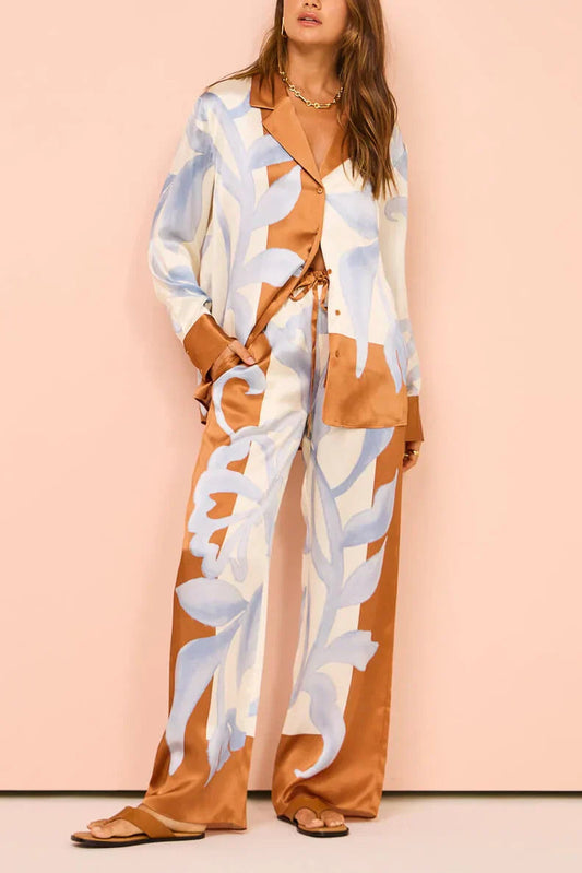 Zeinab | Elegante Satijnen Lounge Set - Fashion Lab