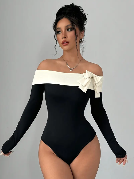 Zenny | Elegante Off The Shoulder bodysuit - Fashion Lab