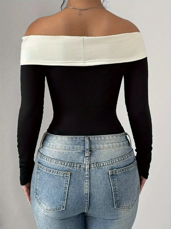 Zenny | Elegante Off The Shoulder bodysuit - Fashion Lab