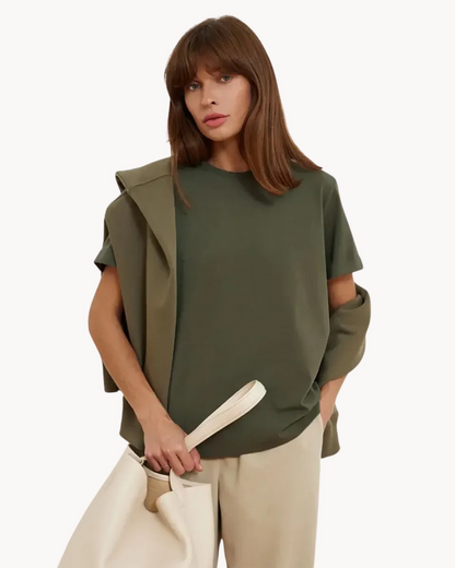 Ziah | Basis T-shirt Met Korte Mouwen - Fashion Lab