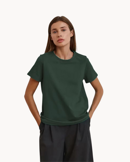 Ziah | Basis T-shirt Met Korte Mouwen - Fashion Lab