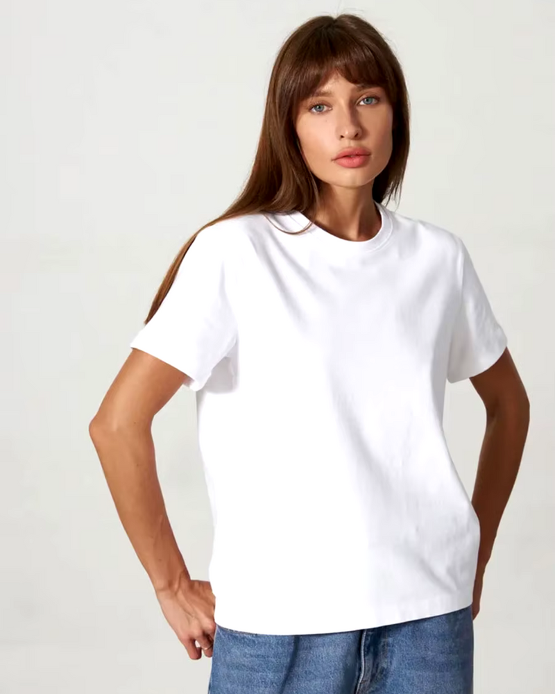 Ziah | Basis T-shirt Met Korte Mouwen - Fashion Lab