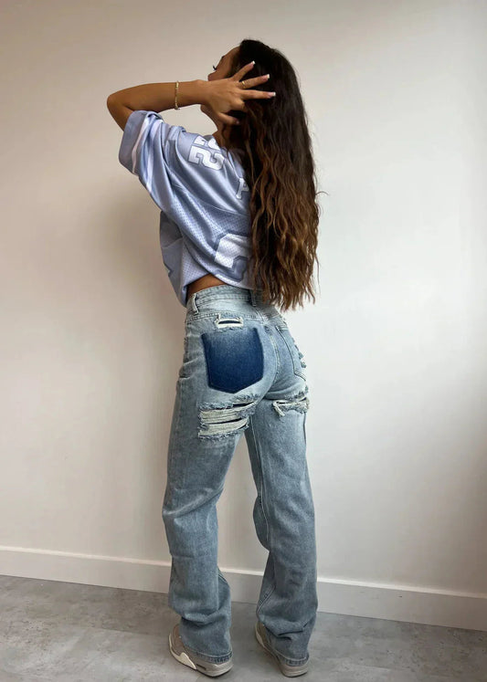 Livia - Vintage Ripped Jeans - Fashion Lab