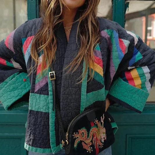 Zeline | Retro Gewatteerde Oversized Jas - Fashion Lab