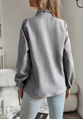 Zuleika | Elegante Blouse Met Ruches - Fashion Lab
