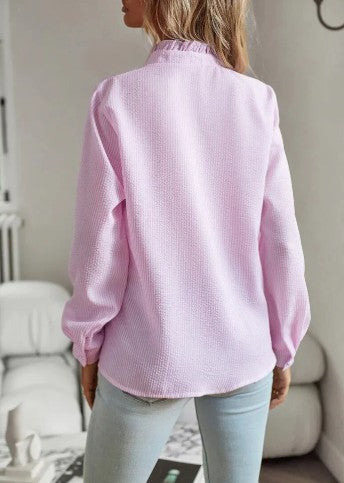 Zuleika | Elegante Blouse Met Ruches - Fashion Lab