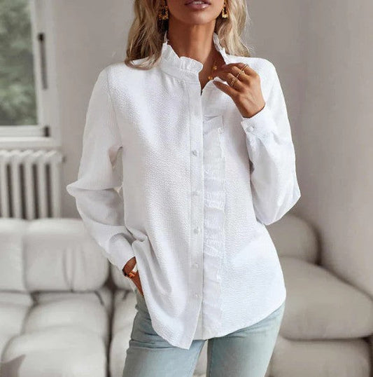 Zuleika | Elegante Blouse Met Ruches - Fashion Lab