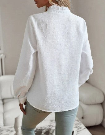 Zuleika | Elegante Blouse Met Ruches - Fashion Lab